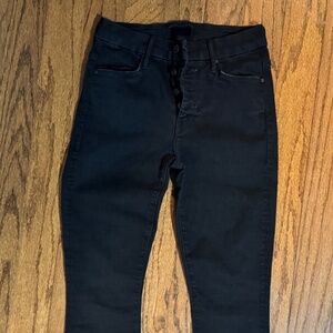 MOTHER The Pixie Black Jean